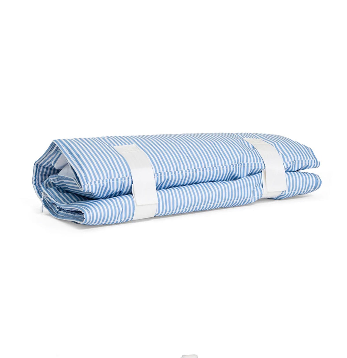 Chambray blue Pimlico stripe TRVL nap mat