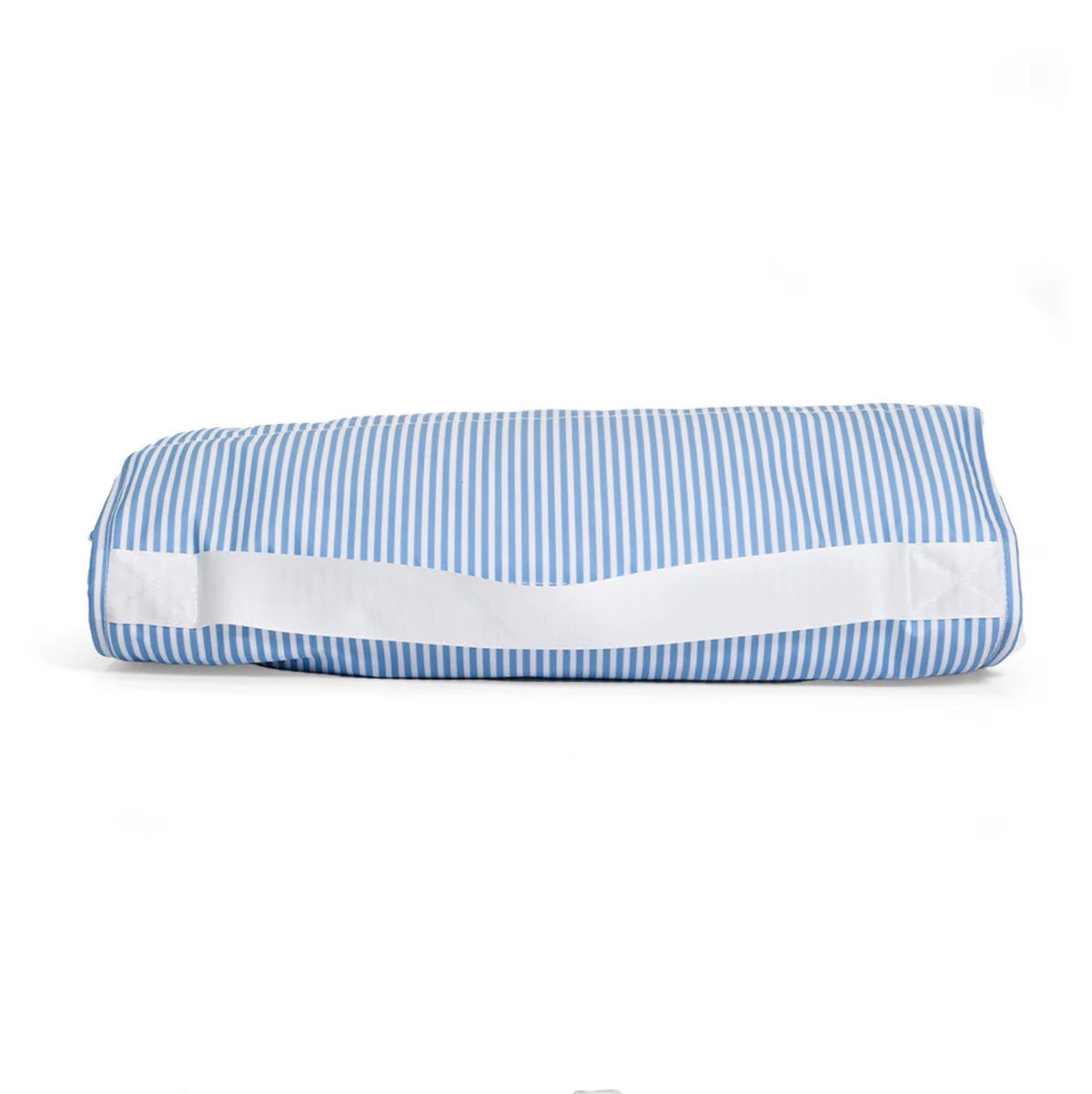 Chambray blue Pimlico stripe TRVL nap mat
