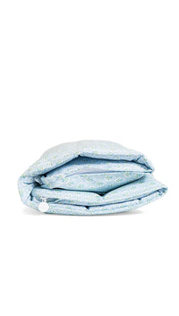 Blue petite fleur floral TRVL nap mat