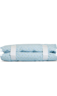 Blue petite fleur floral TRVL nap mat