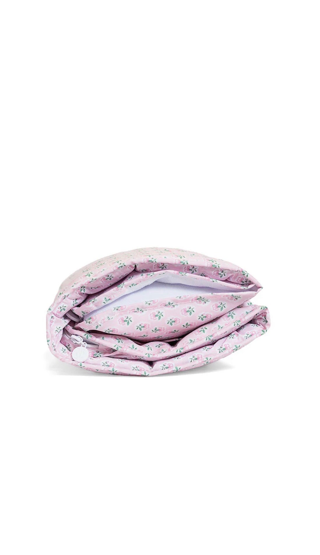 Pink petite fleur floral TRVL nap mat