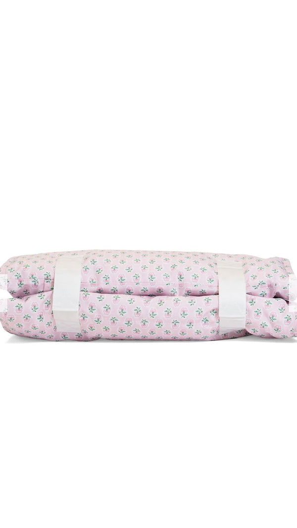 Pink petite fleur floral TRVL nap mat