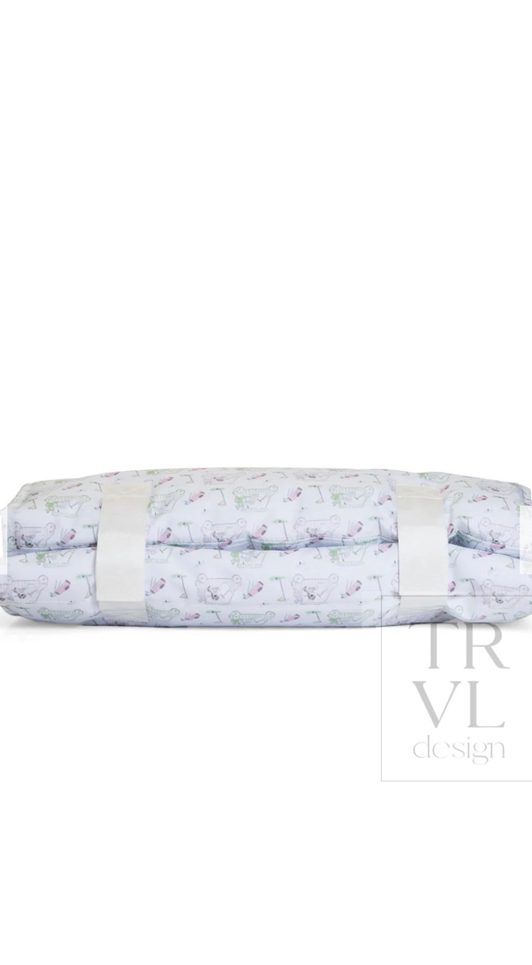 Pink golf print TRVL nap mat