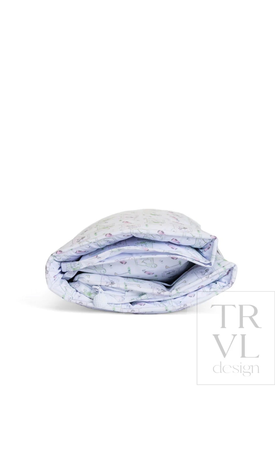 Pink golf print TRVL nap mat