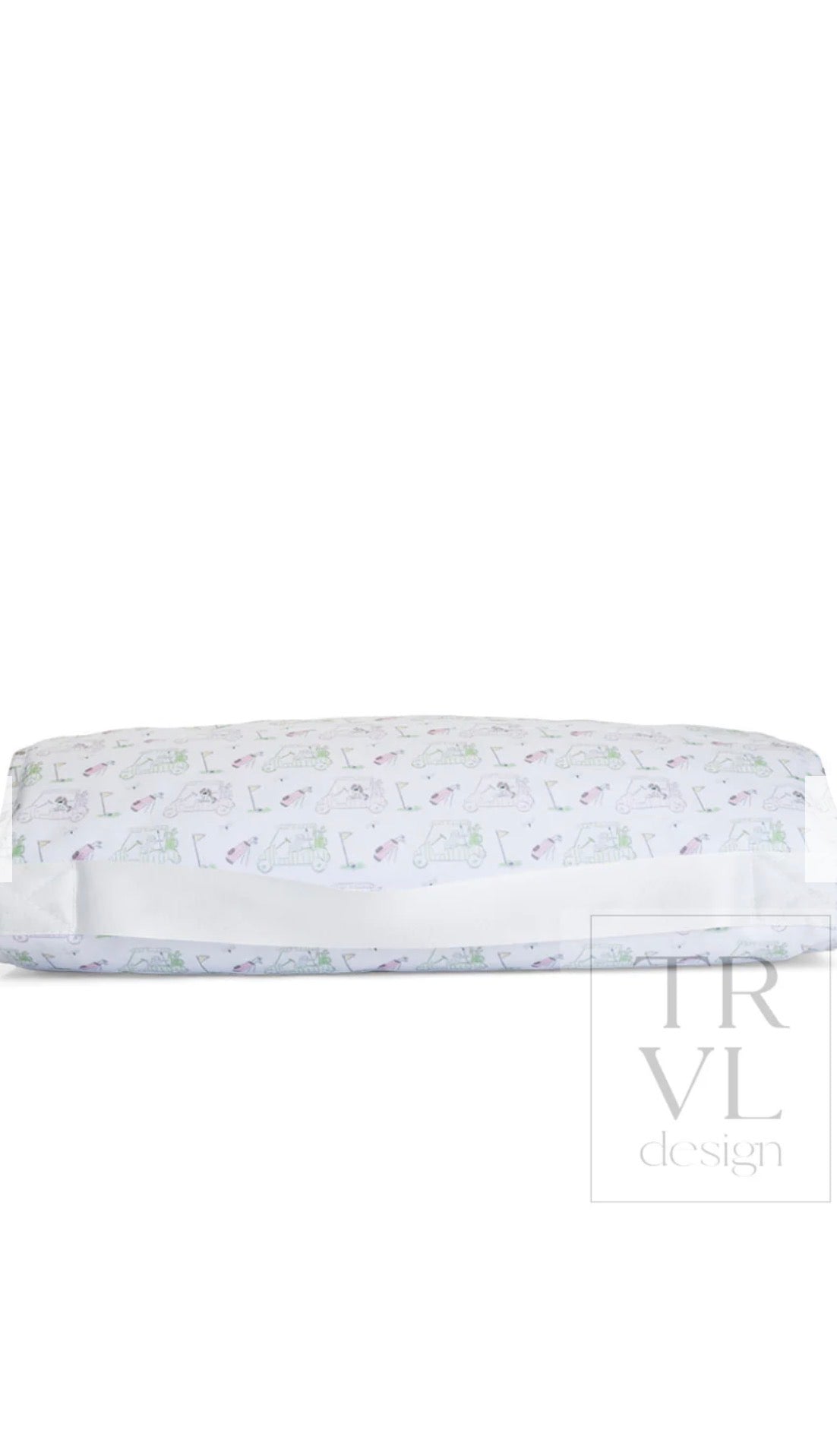 Pink golf print TRVL nap mat