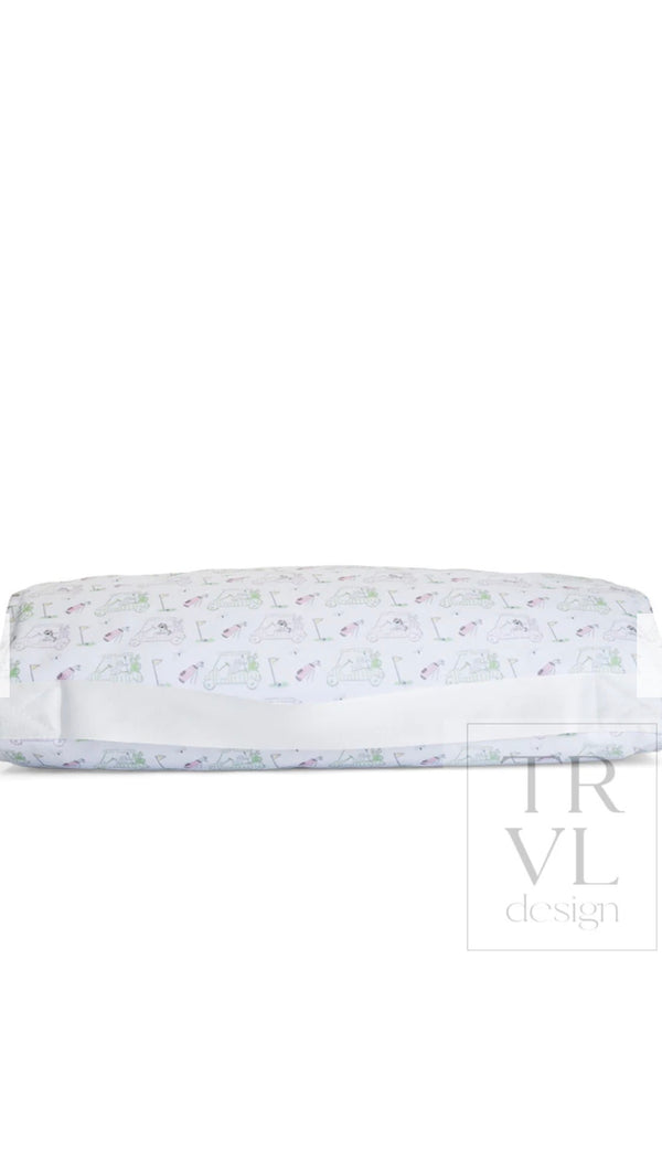 Pink golf print TRVL nap mat