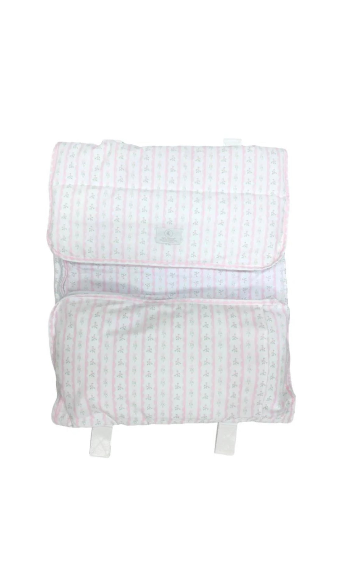 Pink ribbon floral TRVL nap mat