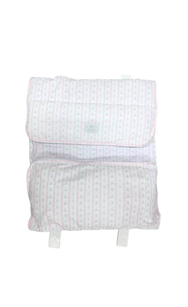 Pink ribbon floral TRVL nap mat