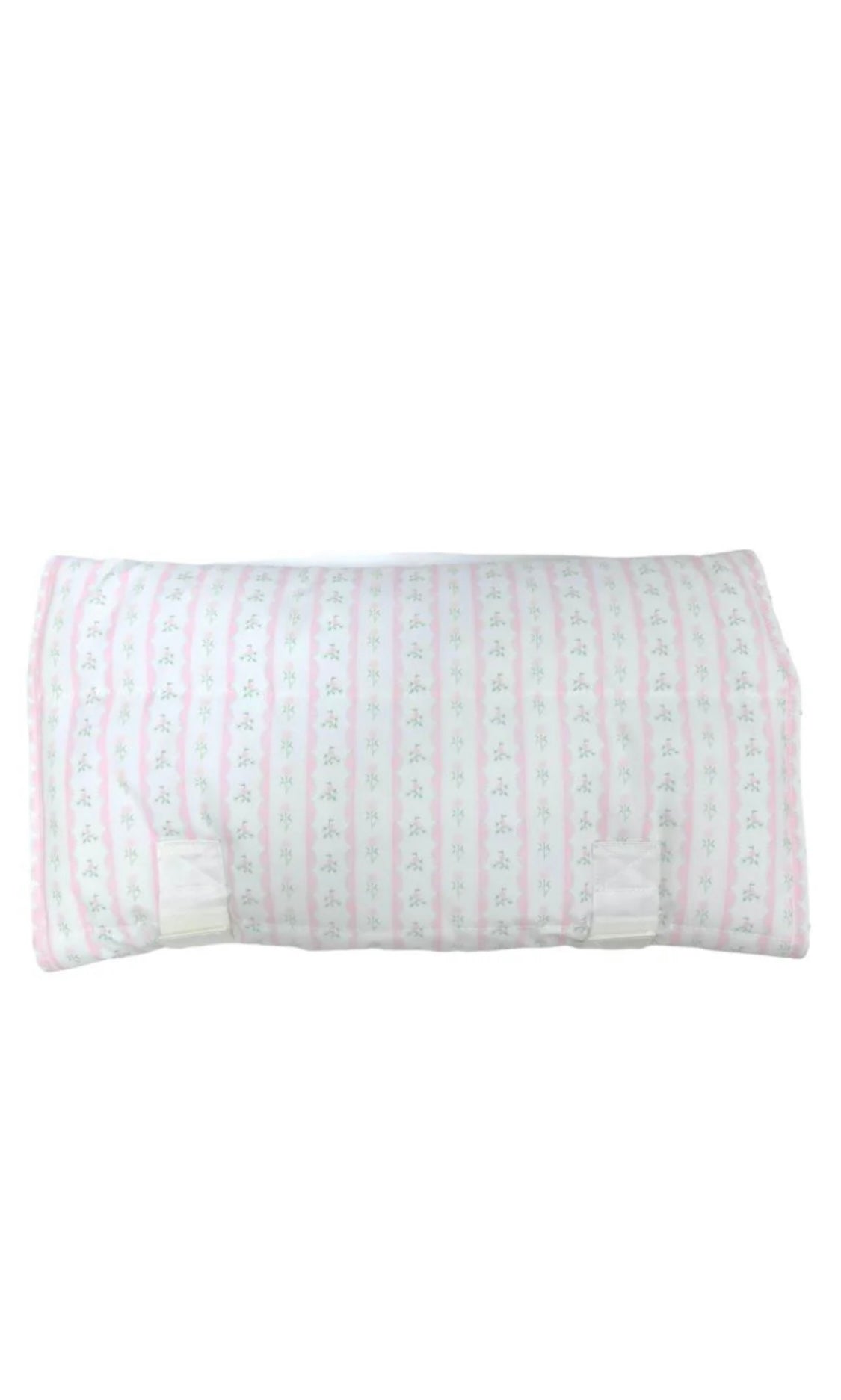 Pink ribbon floral TRVL nap mat