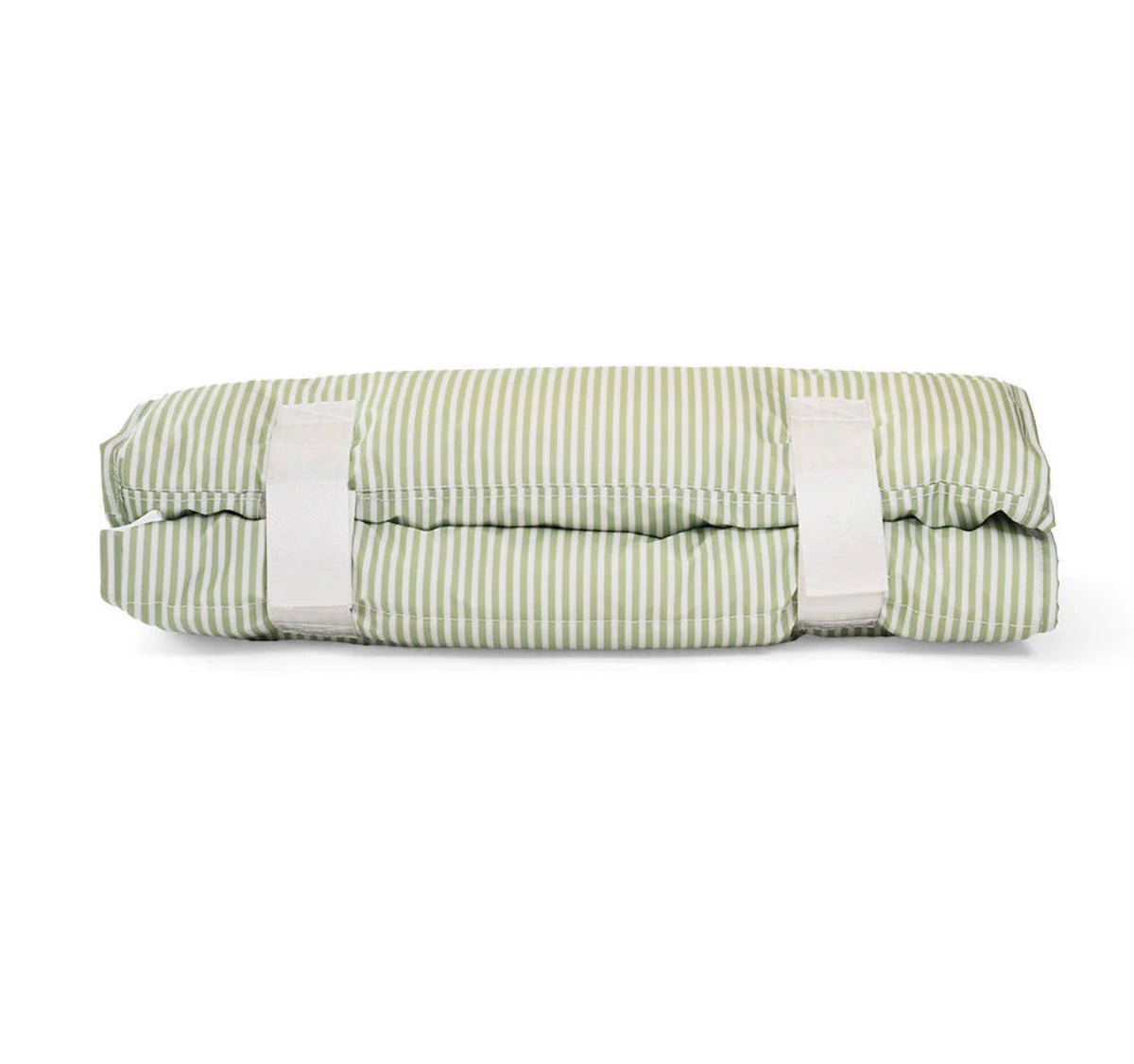 Sage green Pimlico stripe TRVL nap mat