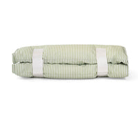 Sage green Pimlico stripe TRVL nap mat