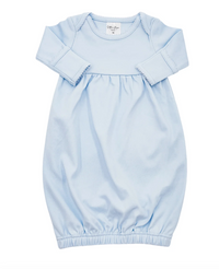 Newborn Picot Trim Gown