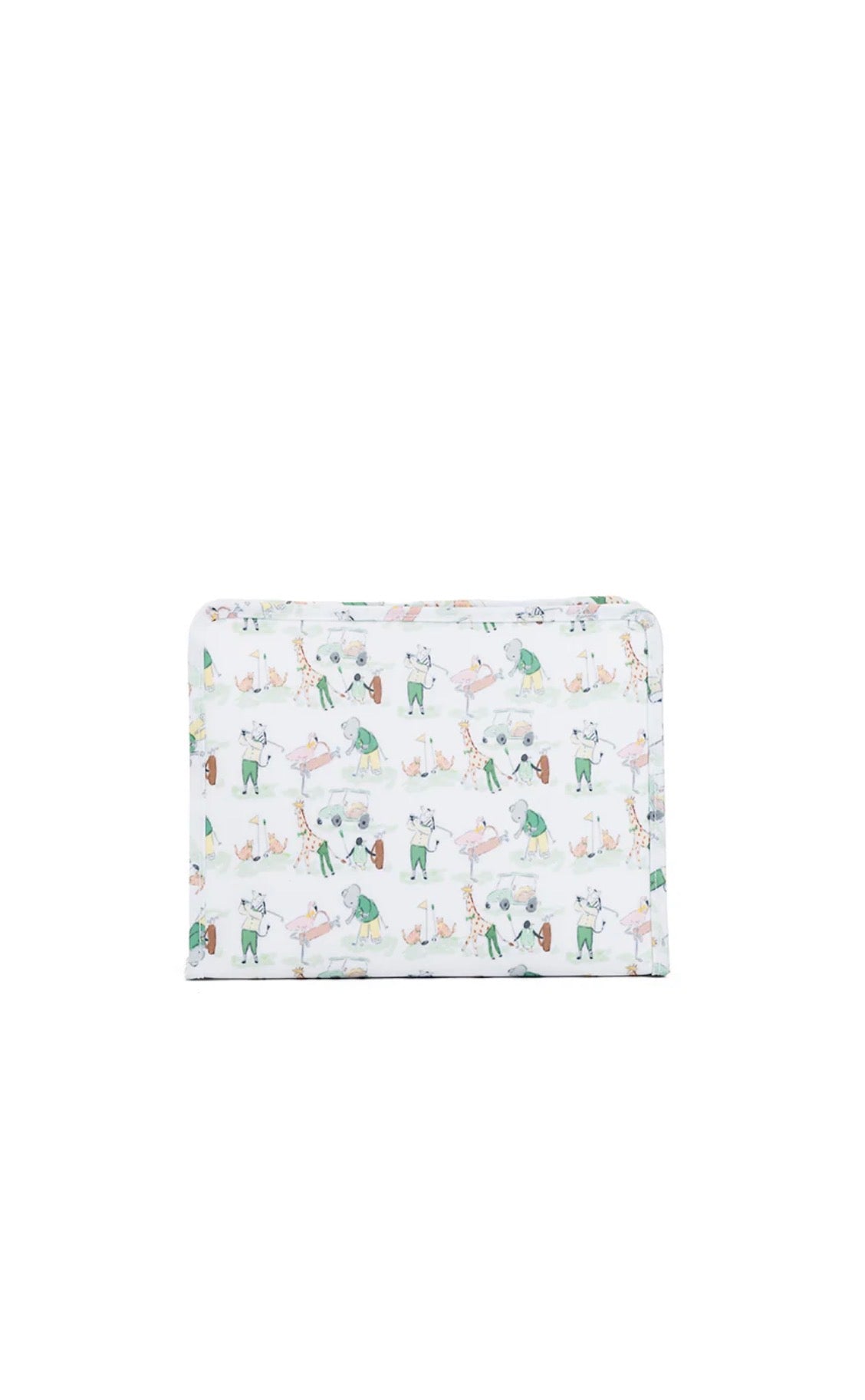 Golf animal printed trvl roadie on white background