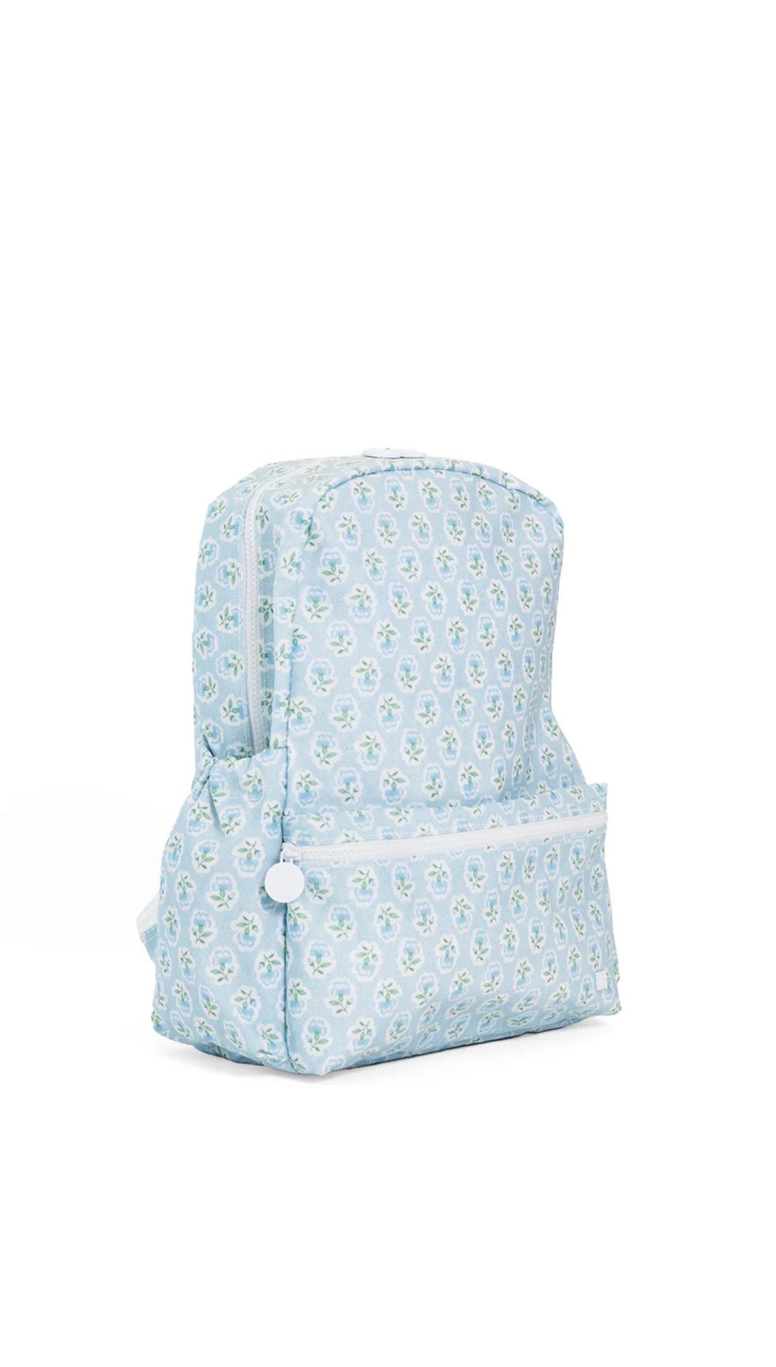 Blue petite fleur floral TRVL Backpacker bag