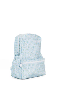 Blue petite fleur floral TRVL Backpacker bag