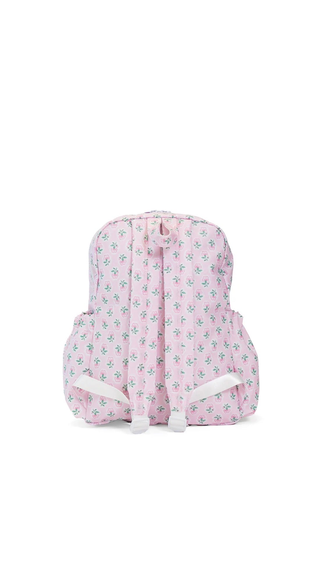 Pink petite fleur floral TRVL Backpacker bag