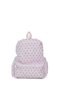 Pink petite fleur floral TRVL Backpacker bag