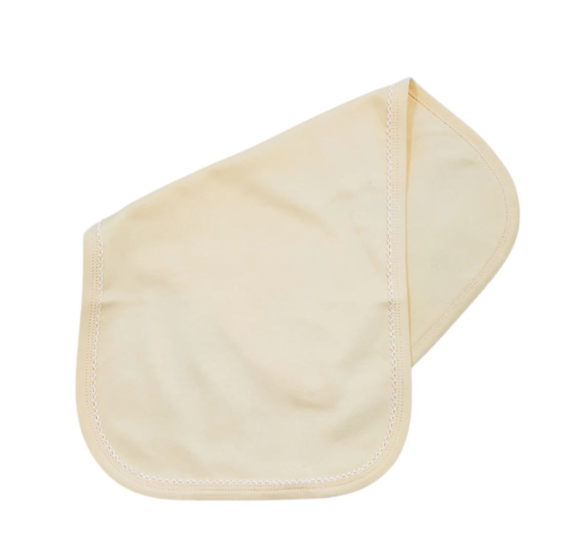 Picot Trim Burp Cloth