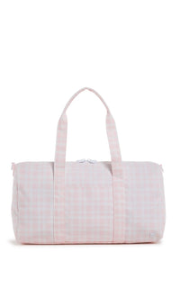 Checkered bag on a white background