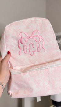 PINK BUNNY TOILE  BACKPACKER