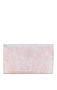 Pink bunny toile changing pad