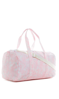 Pink bunny toile TRVL Weekender duffel bag