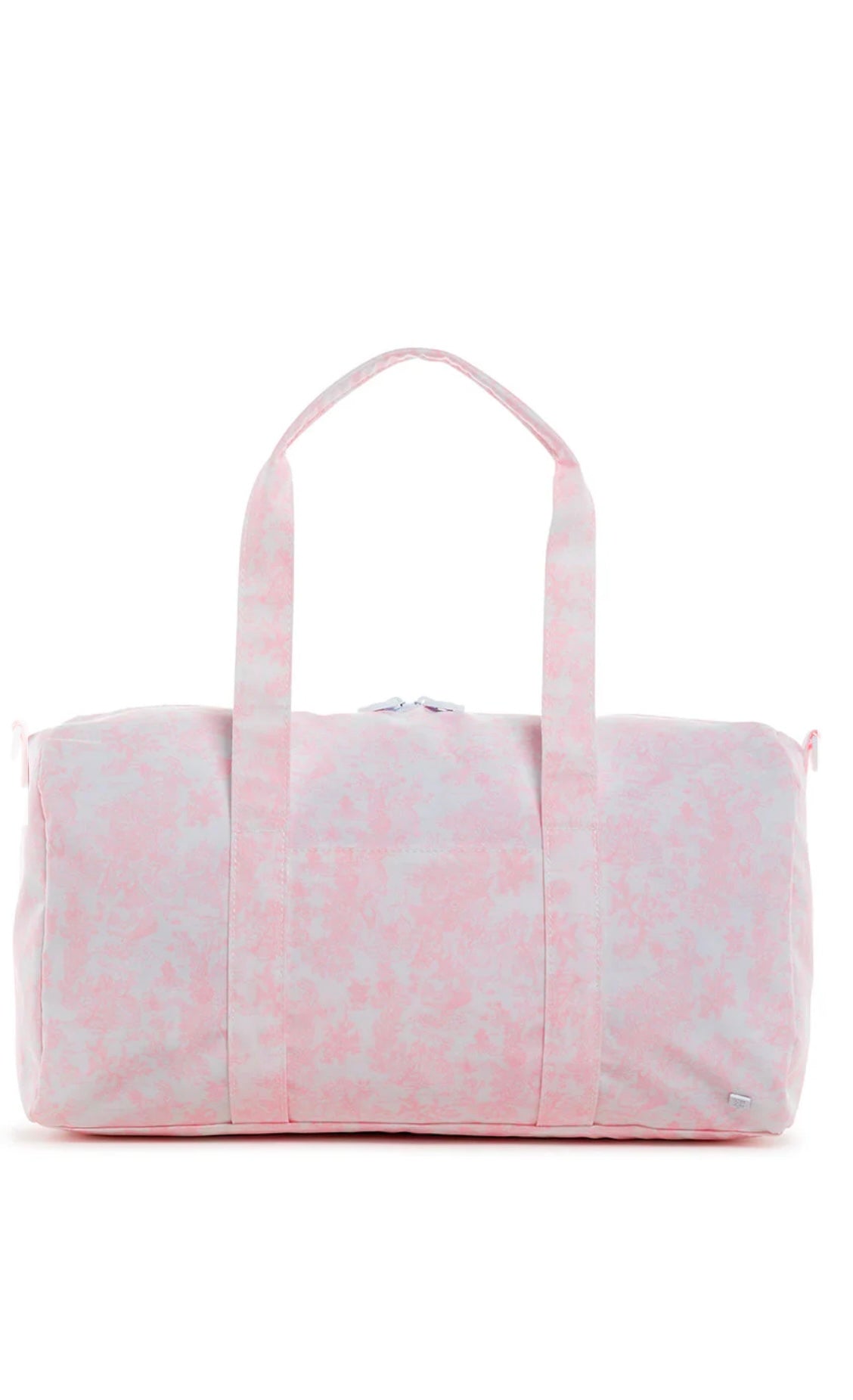 Pink bunny toile TRVL Weekender duffel bag