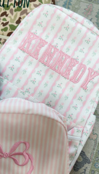 PINK RIBBON FLORAL BACKPACKER