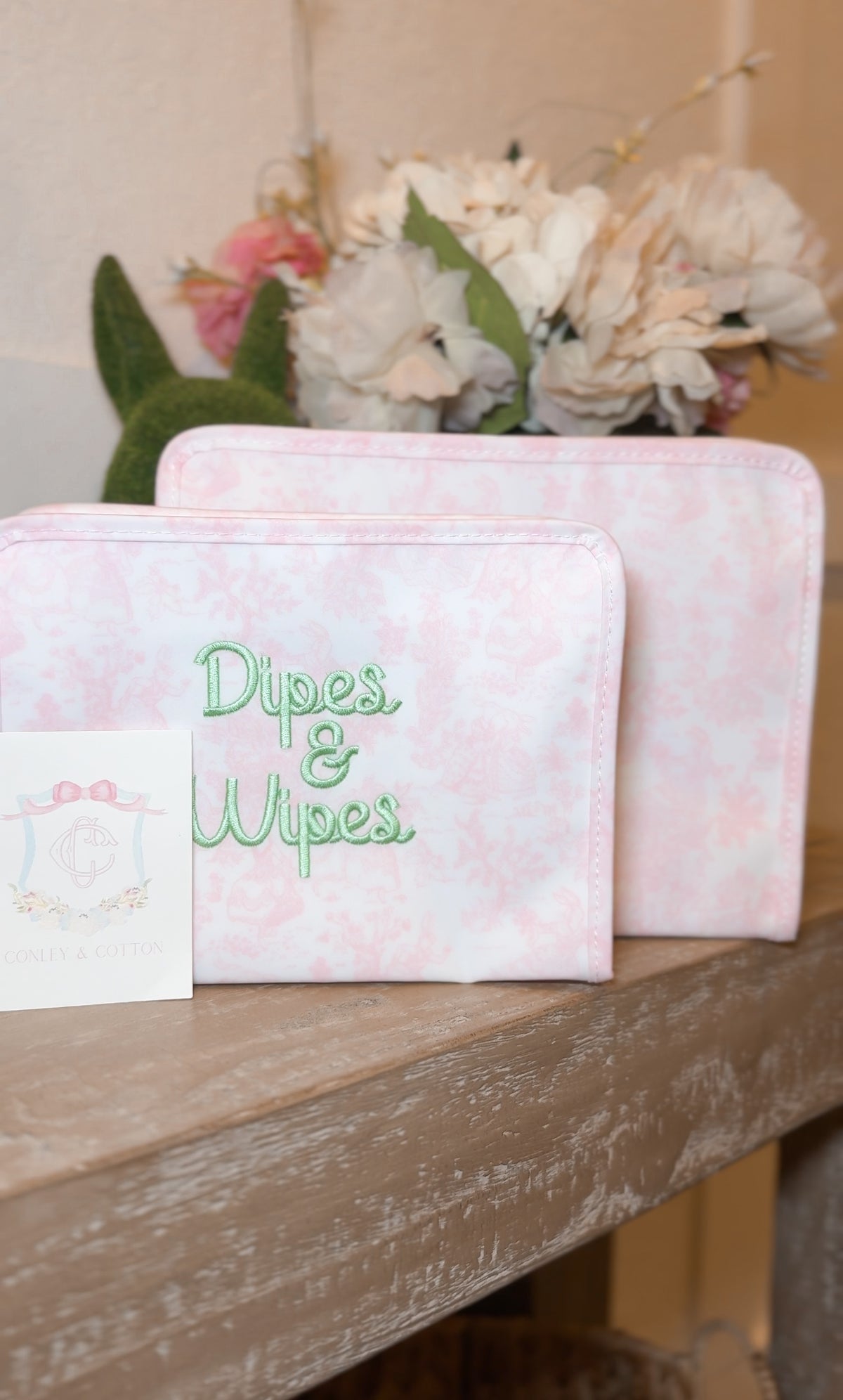 pink bunny toile roadie