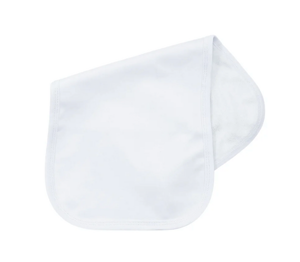 White Burp cloth