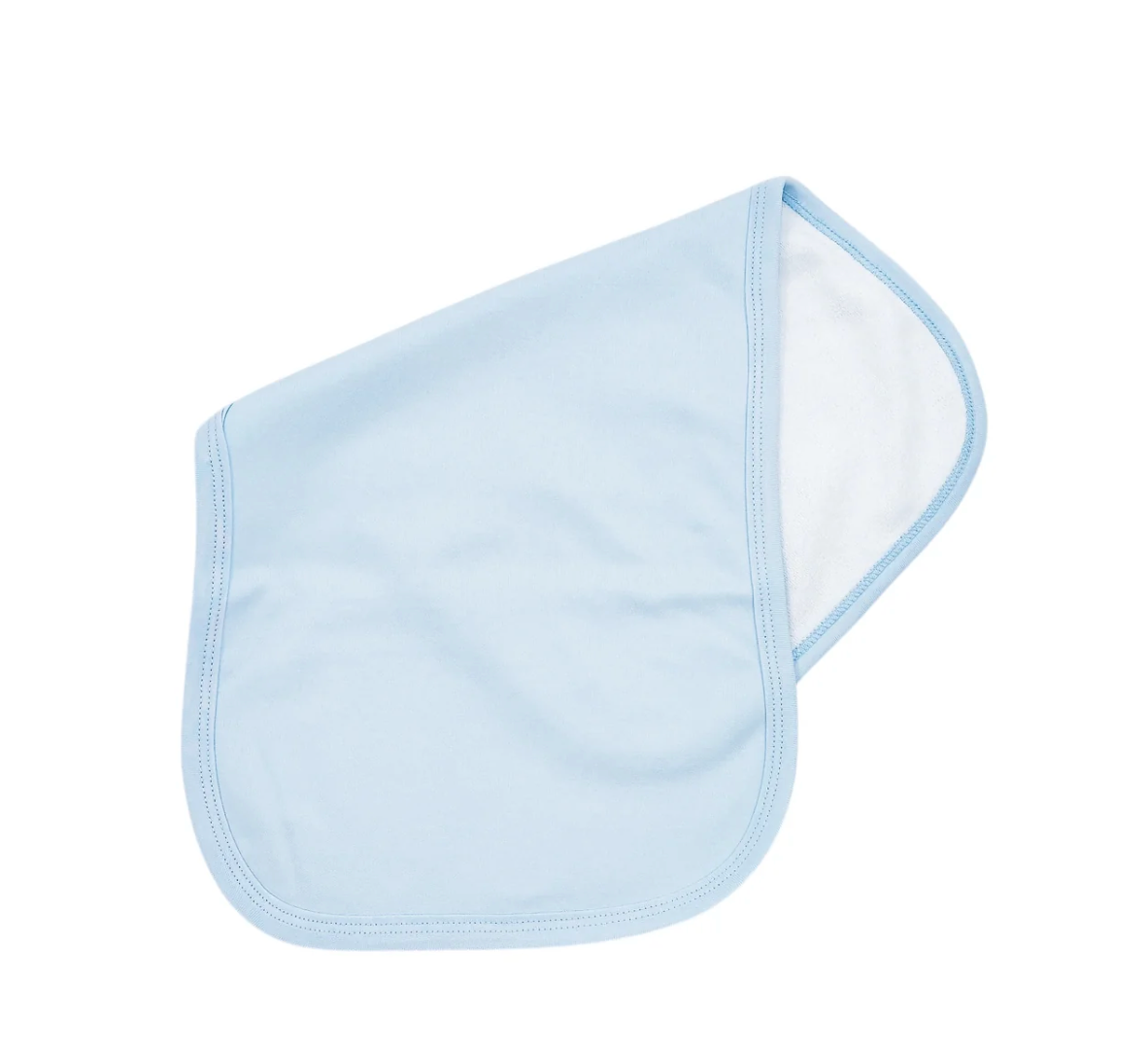 White burp cloth for baby
