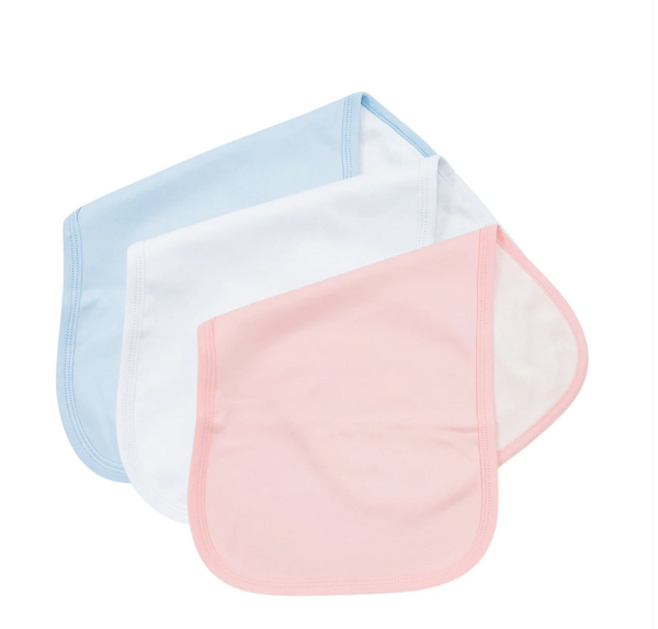 White burp cloth for baby