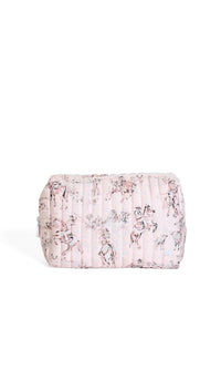 QUILTED COWGIRL TOILE PRINT BAG ON WHITE BACK GROUND