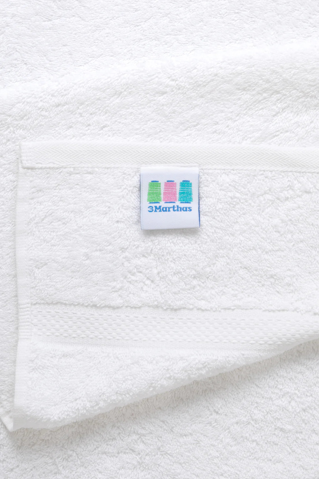 Blue seersucker stripe hooded towel for kids