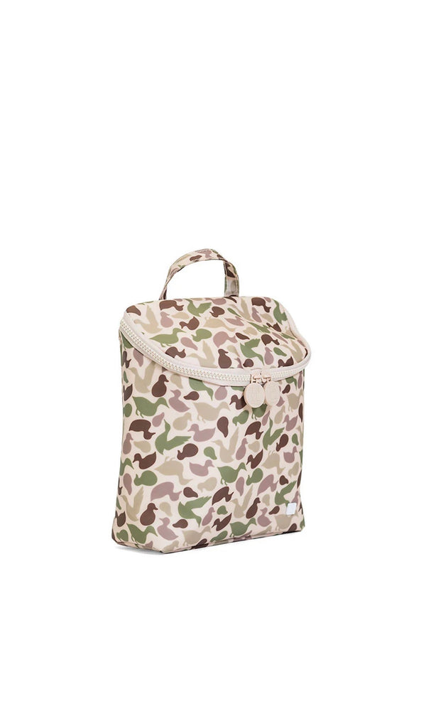 Camo decoy duck print insulated TRVL Take Away lunch bag