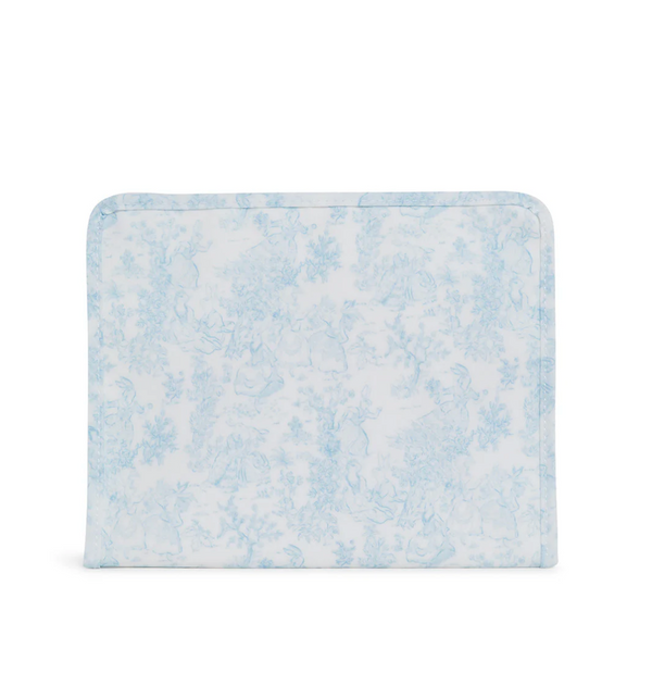 Blue bunny toile TRVL Roadie pouch