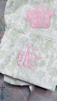 TRVLBUNNY TOILE GREEN ROADIE