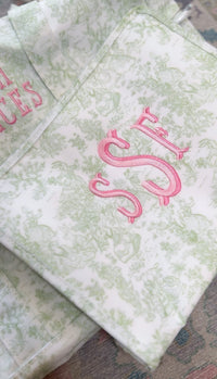 TRVLBUNNY TOILE GREEN ROADIE