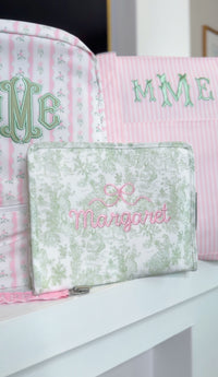 TRVLBUNNY TOILE GREEN ROADIE
