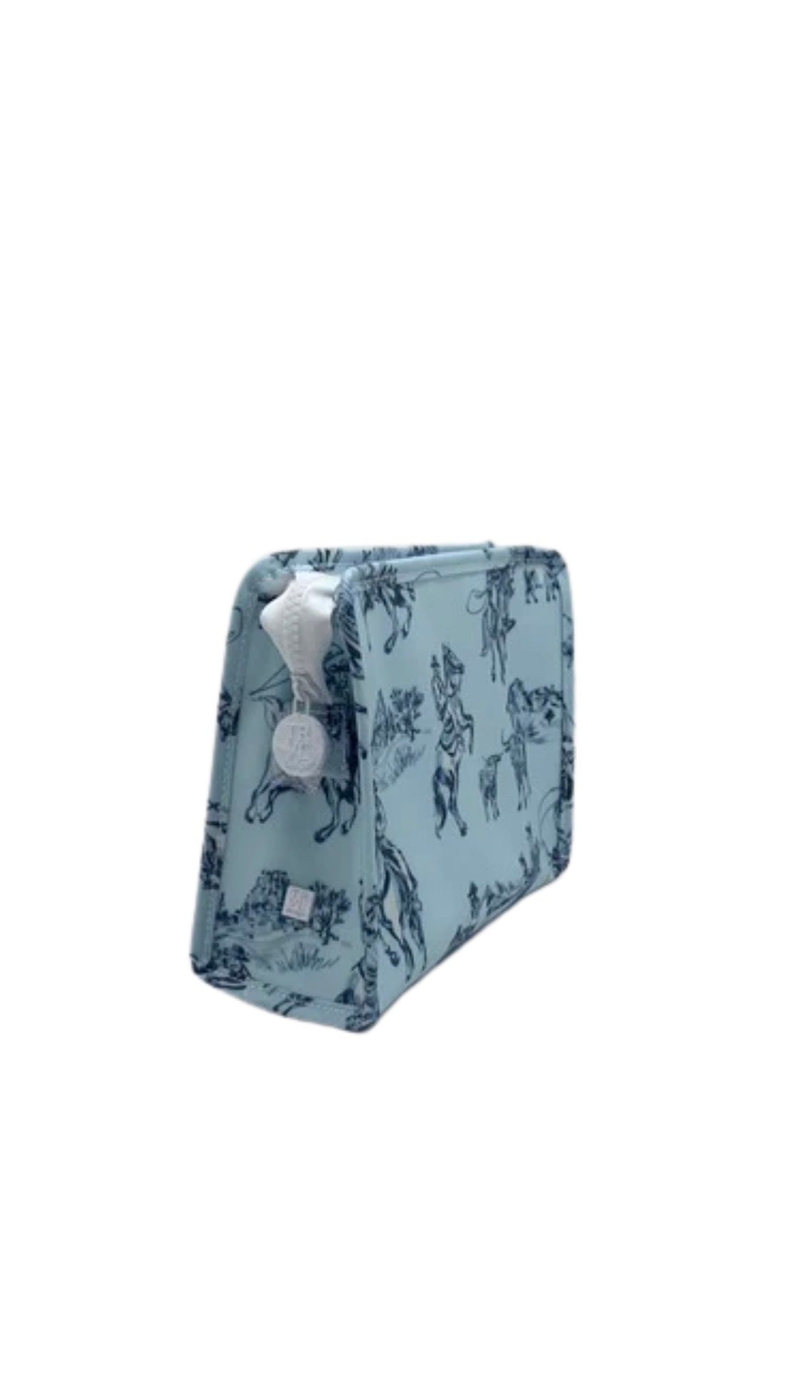Blue cowboy toile TRVL Roadie pouch