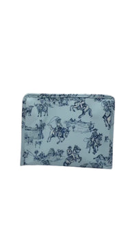 Blue cowboy toile TRVL Roadie pouch
