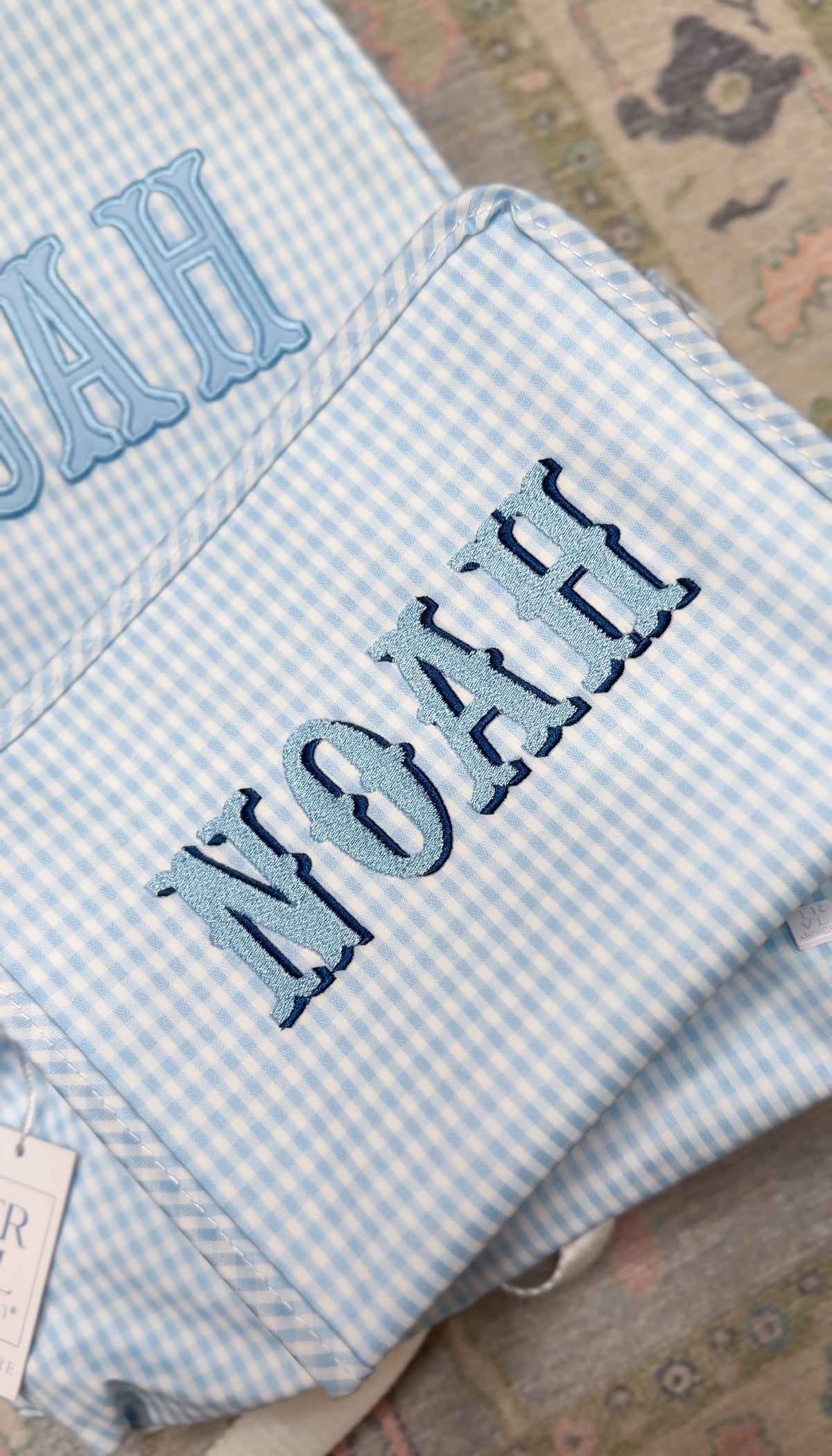 TRVL GINGHAM MIST ROADIE