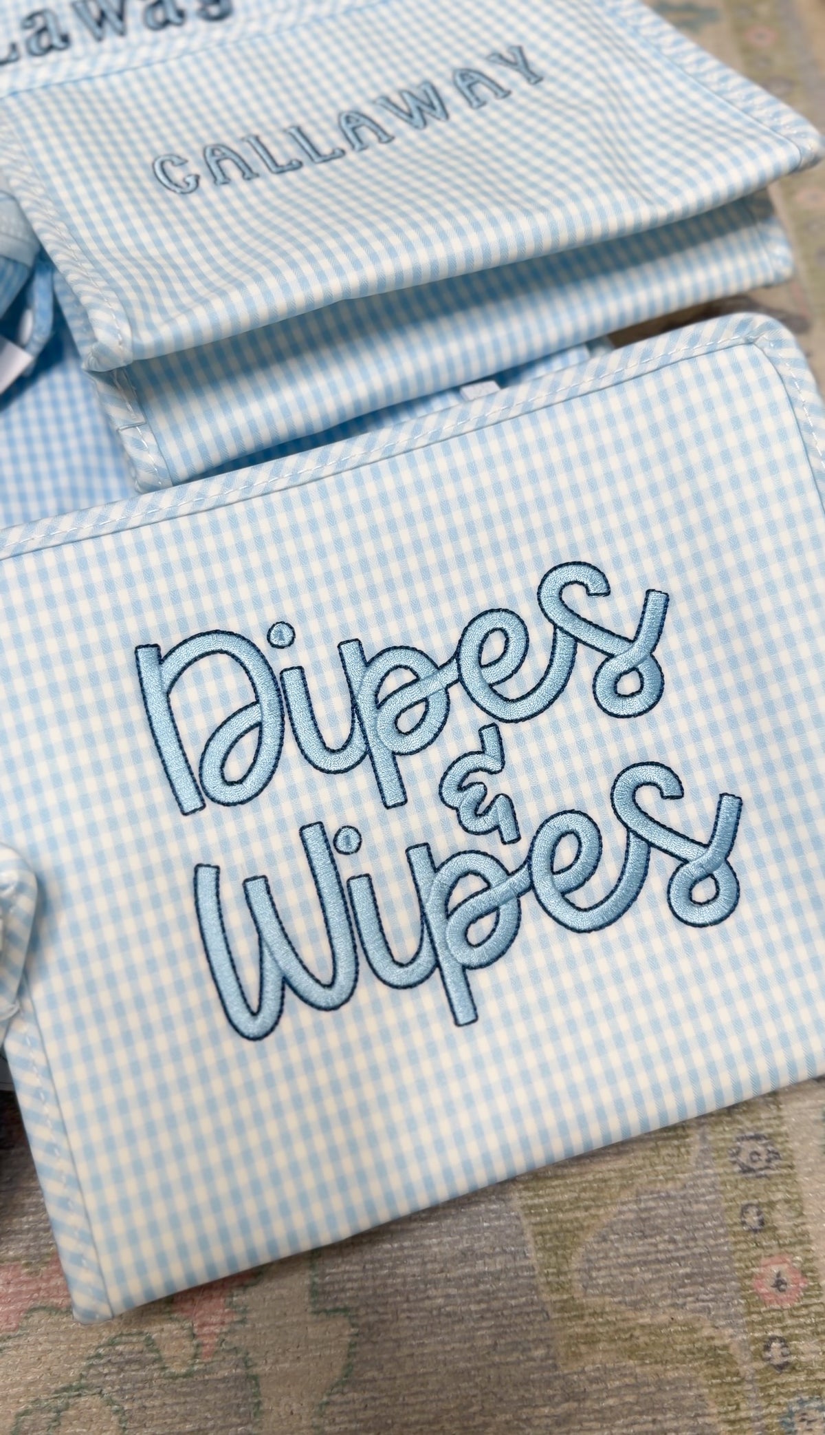 TRVL GINGHAM MIST ROADIE