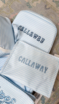 TRVL GINGHAM MIST ROADIE