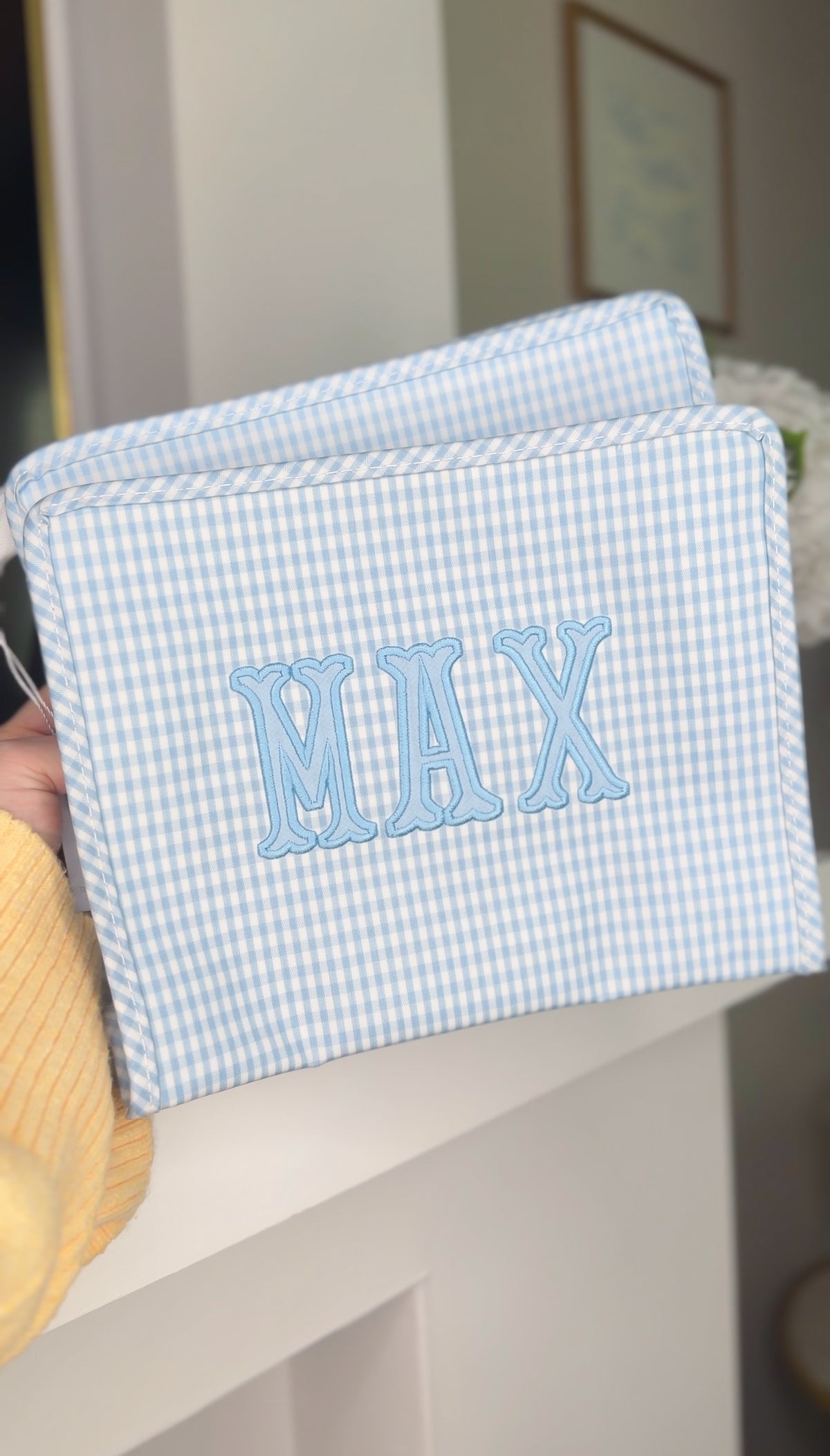 TRVL GINGHAM MIST ROADIE