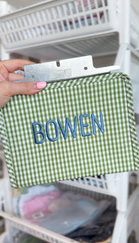 TRVL MOSS GINGHAM ROADIE