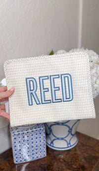 TRVL PEARL GREY GINGHAM ROADIE