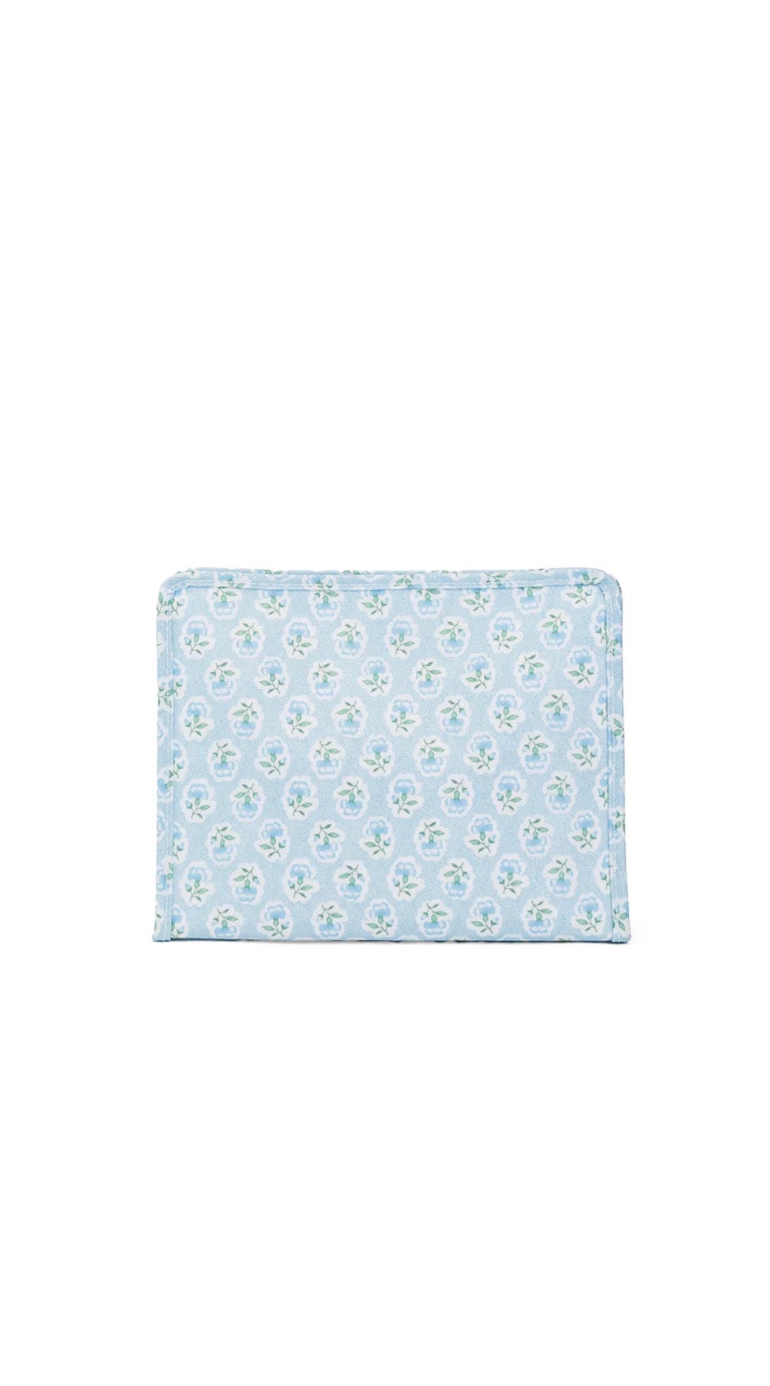 Blue petite fleur floral TRVL Roadie pouch
