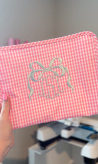 TRVL PINK GINGHAM ROADIE