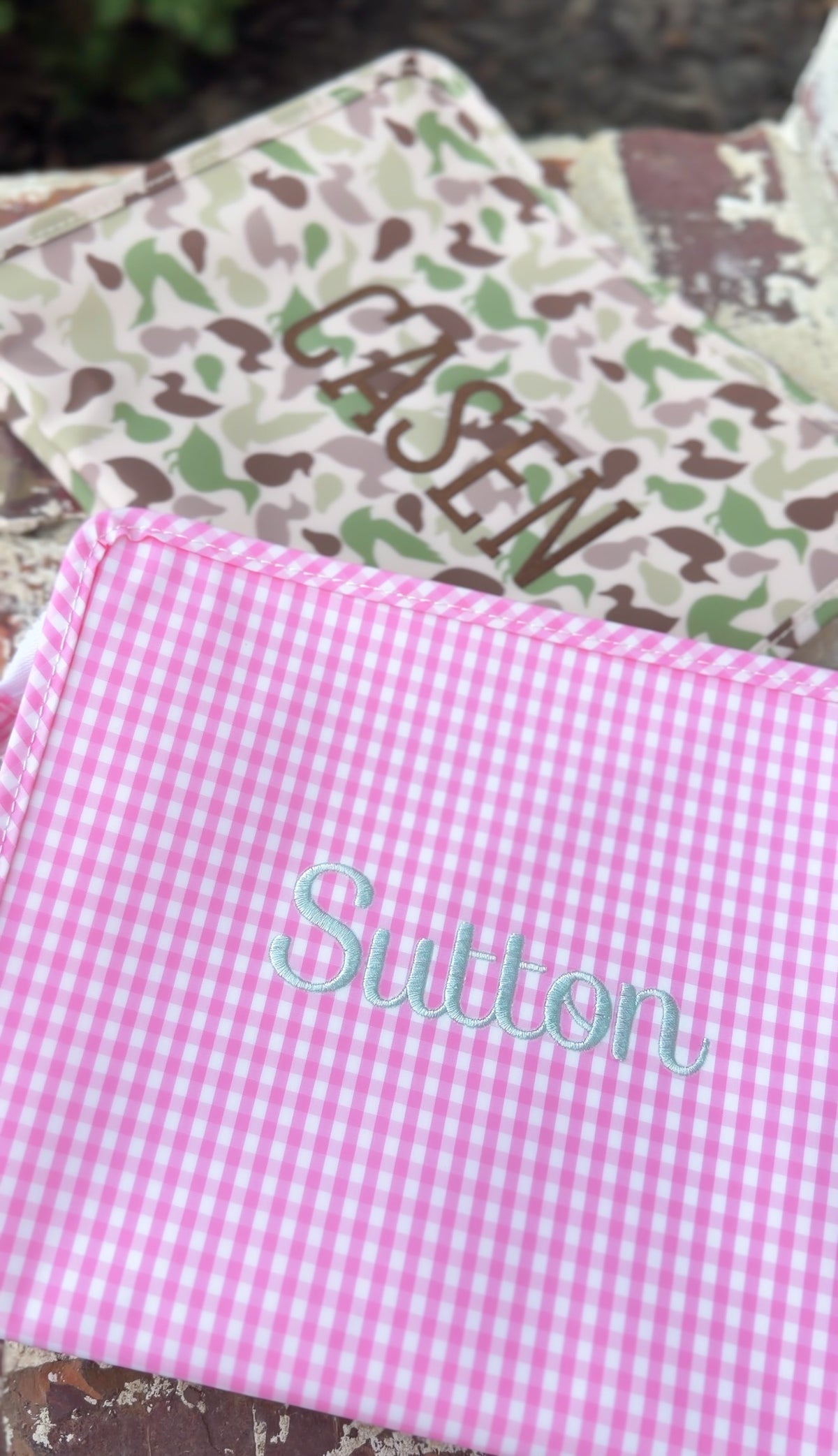 TRVL PINK GINGHAM ROADIE